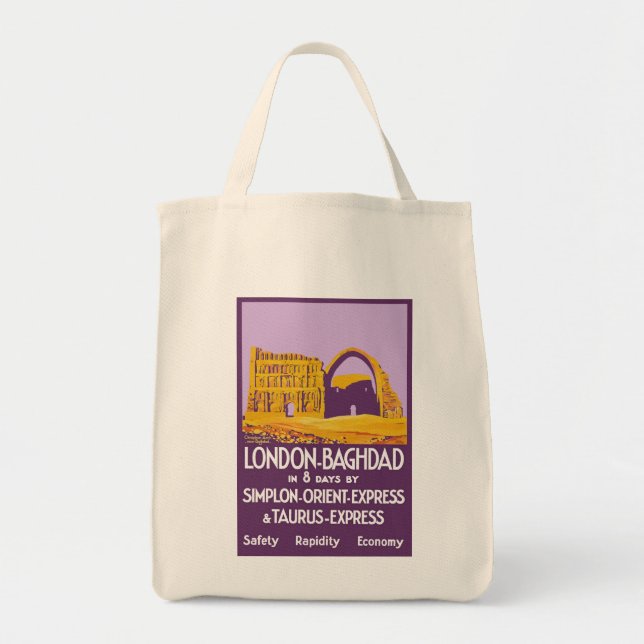 Tote Bag Express de Londres - de Bagdad l'orient (Devant)