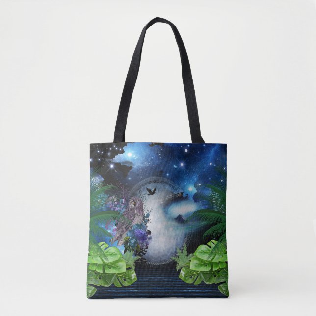 Tote Bag Externe Portail spatial Cadeau de servante (Devant)