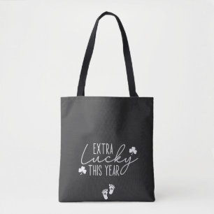 Tote Bag Extra Lucky Cette Année Grossesse St Patrick Lucky
