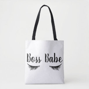 Tote Bag Eyelashes Babe Boss tendance