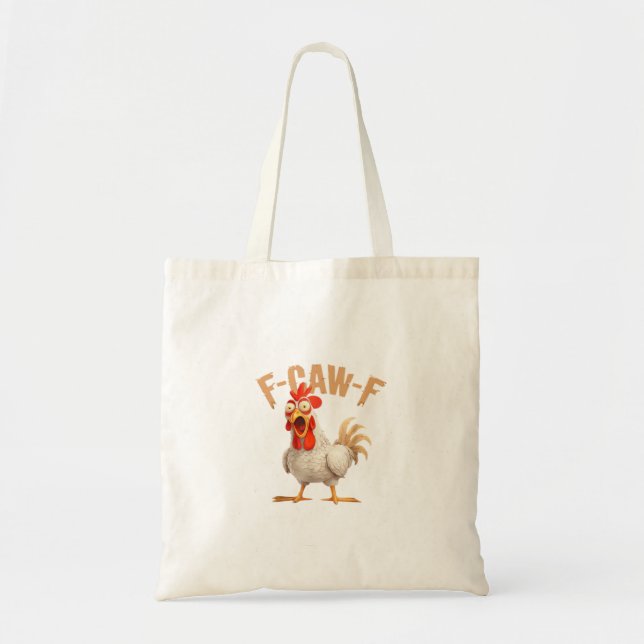 Tote Bag F-Caw-F Classic Aesthetic Style (Devant)
