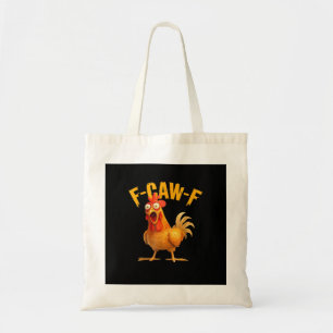 Tote Bag F-Caw-F Poulet Classique Style Rétro
