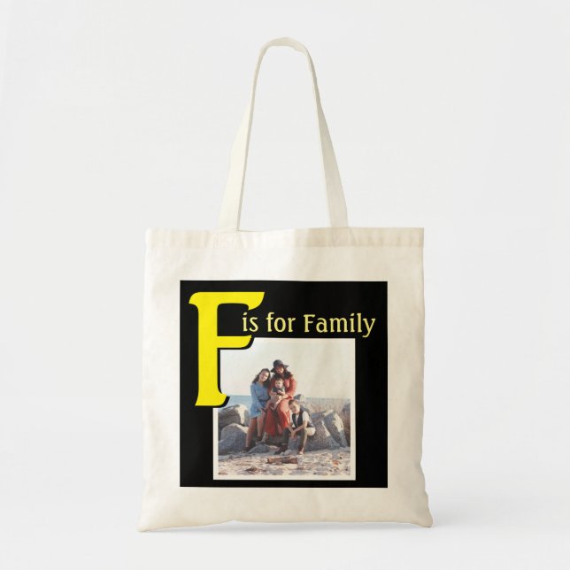 Tote Bag F pour la famille (Devant)