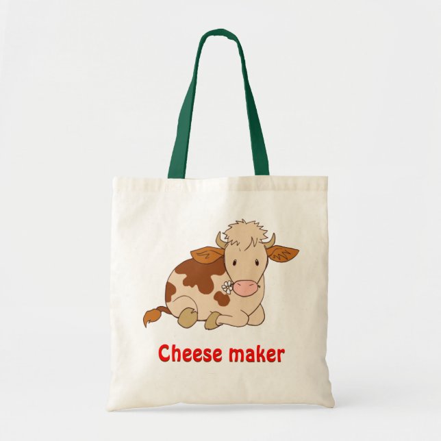 Tote Bag Fabricant de fromage (Devant)