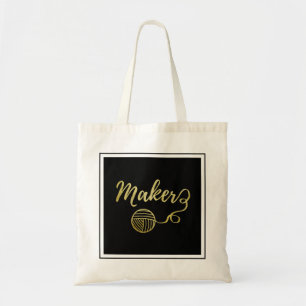 Tote Bag Fabricant ・ Fer et artisanat Projet d'or Faux