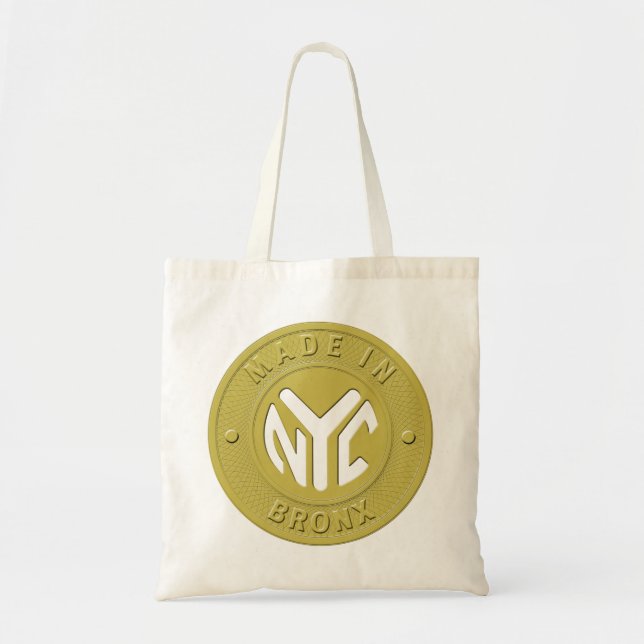 Tote Bag Fabriqué À New York Bronx (Devant)