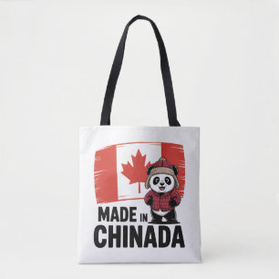 Tote Bag Fabriqué en Chinada Panda - Chinois Canadien