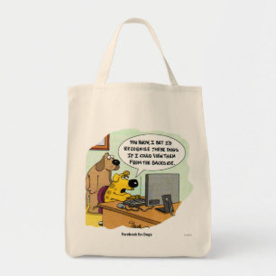Tote Bag Facebook pour des chiens