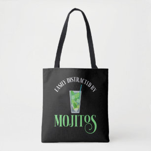 Tote Bag Facilement Distrait Par Les Mojitos