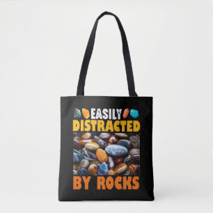 Tote Bag Facilement Distrait Par Les Rochers