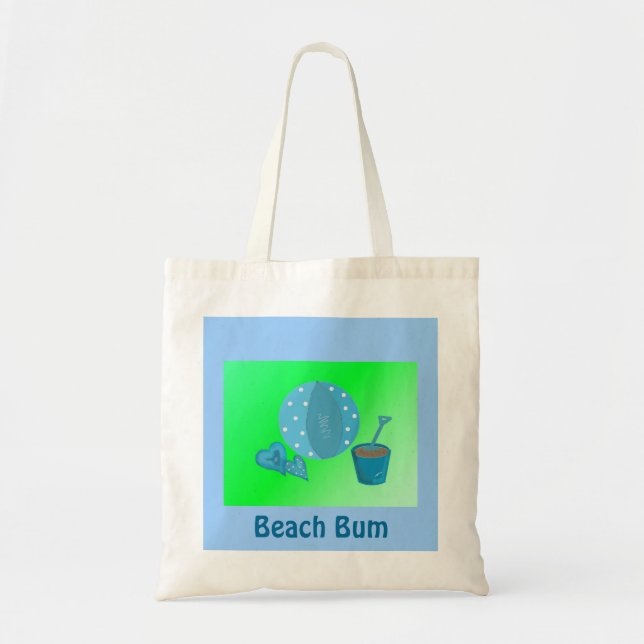 Tote Bag Fainéant de la Plage (Devant)