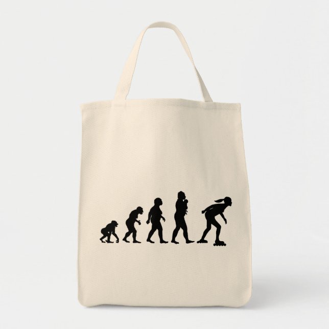 Tote Bag Faire du roller (Devant)