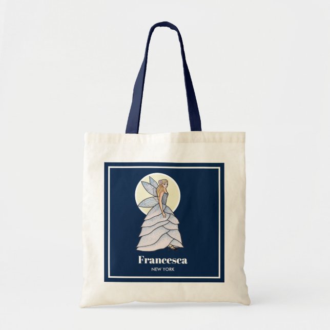 Tote Bag Fairy Princess Robe nuptiale Illustration (Devant)