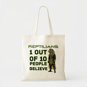 Tote Bag Fait effrayant sur les reptiliens