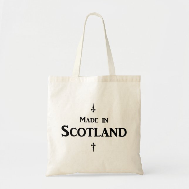 Tote Bag "Fait en Ecosse" Fourre-tout de base (Devant)
