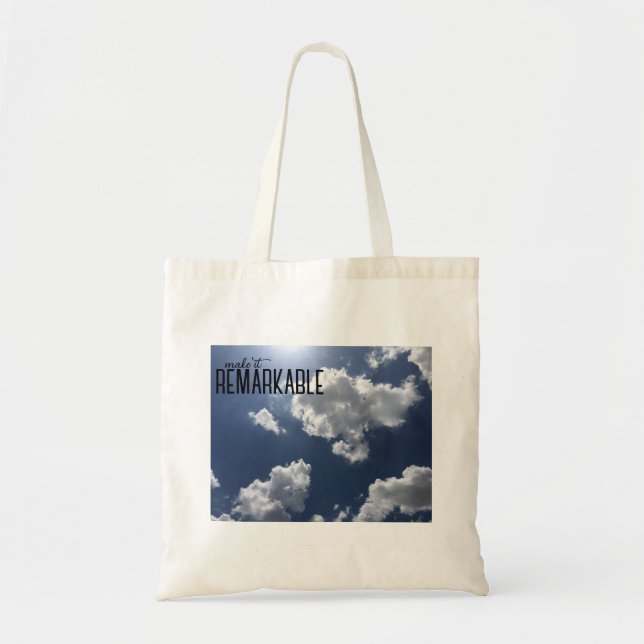 Tote Bag Faites de fourre-tout remarquable (Devant)