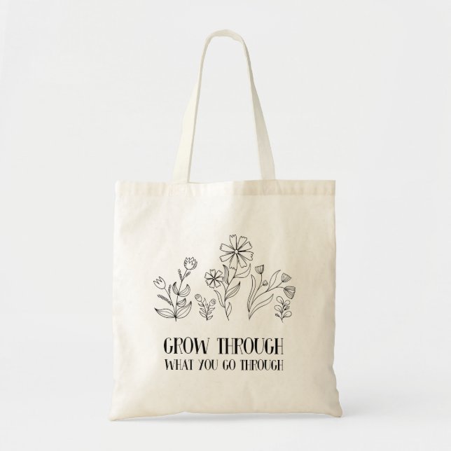 Tote Bag Faites le tour de ce que vous traversez (Devant)