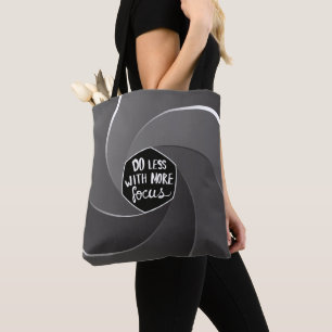 Tote Bag Faites moins avec plus de concentration
