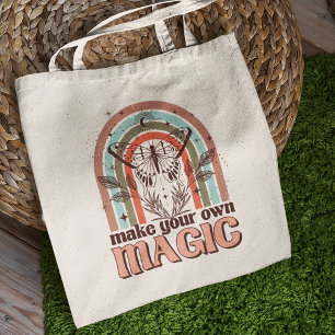 Tote Bag Faites votre propre Boho Magique Arc-en-ciel