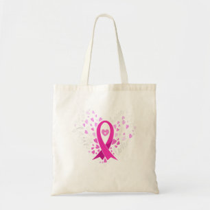 Tote Bag Faith Hope Love Cancer du sein Sensibilisation Pin