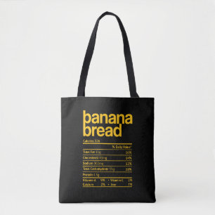 Tote Bag Faits nutritionnels amusants sur le pain aux banan