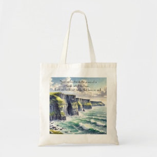 Tote Bag Falaises de Moher, Irlande & Citation