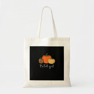 Tote Bag Fall mignon Halloween Citrouille Thanksgiving C'es
