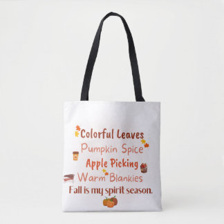 Tote Bag Fall Spirit