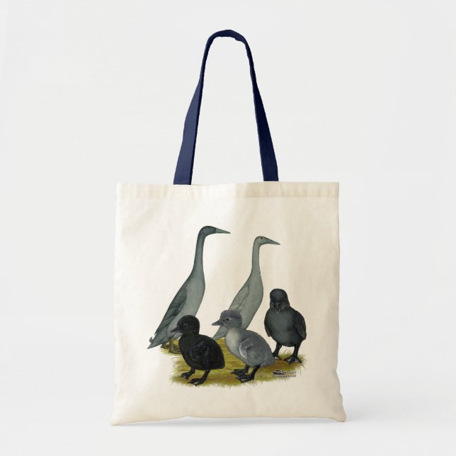 Tote Bag Famille Blue Runner Duck (Devant)