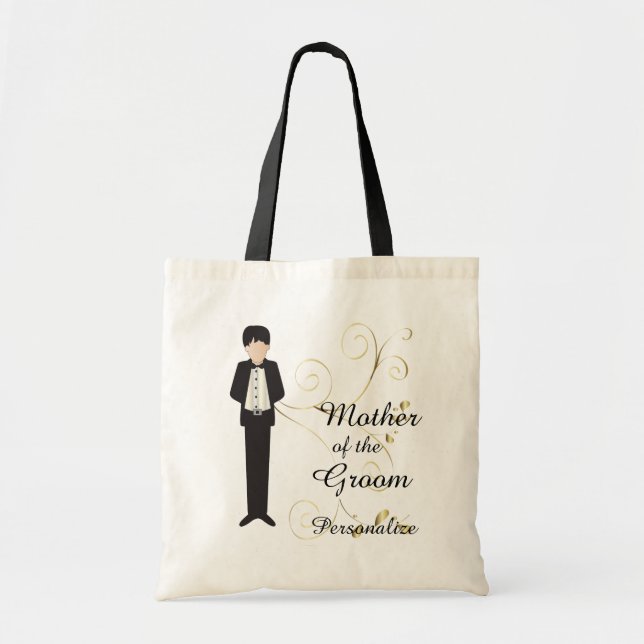 Tote Bag Famille de la noce de marié (Devant)