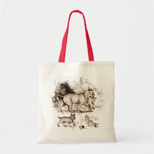 Tote Bag Famille du Lynx roux