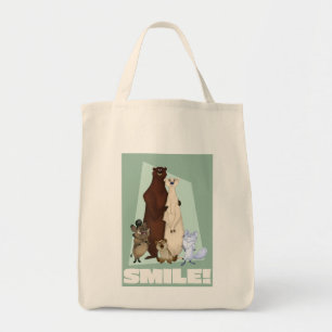 Tote Bag Famille et amis de l'ours adorable et heureux