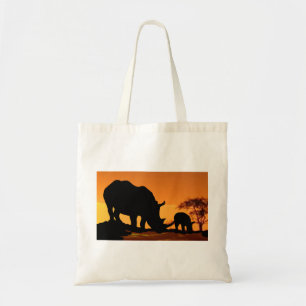 Tote Bag famille rhino