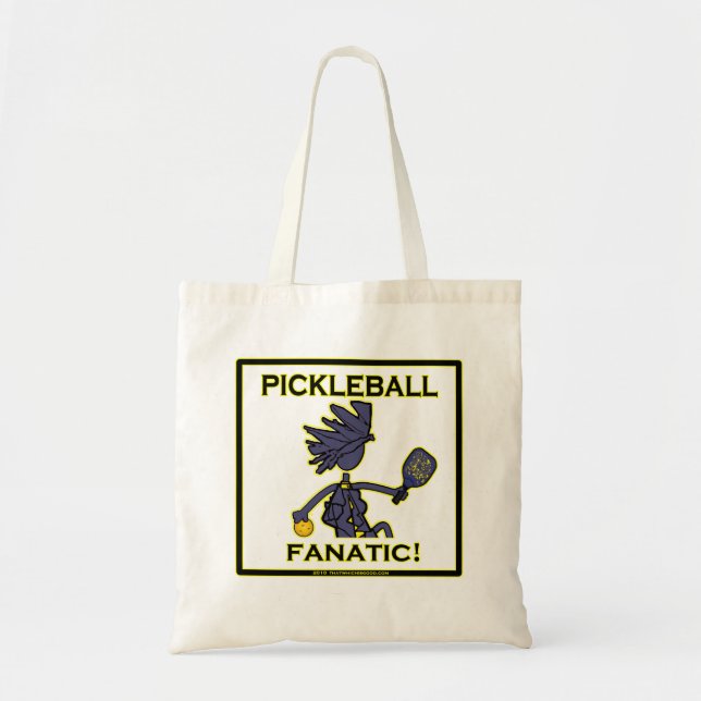 Tote Bag Fanatique de Pickleball (Devant)
