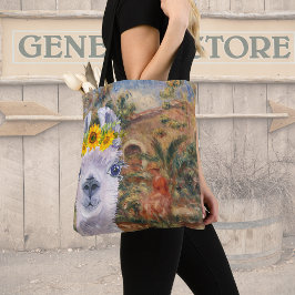 Tote Bag Fancy Llama et Renoir's Farmhouse