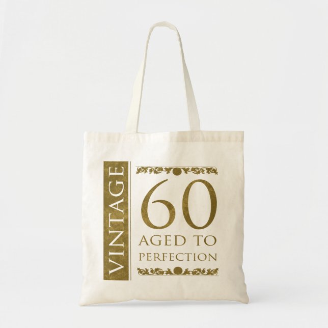 Tote Bag Fancy Vintage 60e anniversaire (Devant)