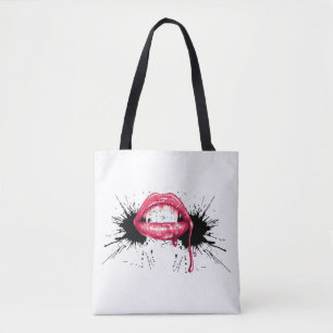 Tote Bag Fangs Splash
