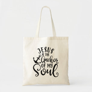 Tote Bag Fanny Christian Design Jesus Est La Ancre De Mon S