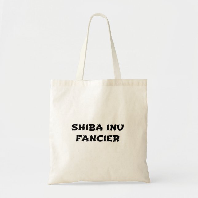 Tote Bag fantaisie de shiba inu (Devant)