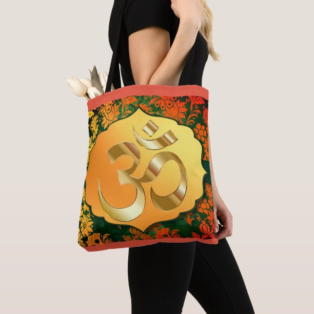 Tote Bag Fantastique Om Floral (De près)