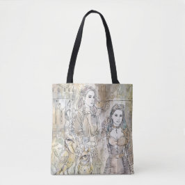 Tote Bag Fantastique steampunk à la main fille
