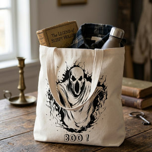 Tote Bag Fantôme gothique effrayant d'Halloween