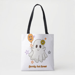 Tote Bag Fantôme mignon Halloween chouette mais doux