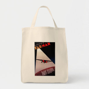 Tote Bag Farman Airlines Farman 300 Monoplane Promo Poste