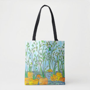 Tote Bag Farmers Market Fourre-tout Carotts Garden Végétabl