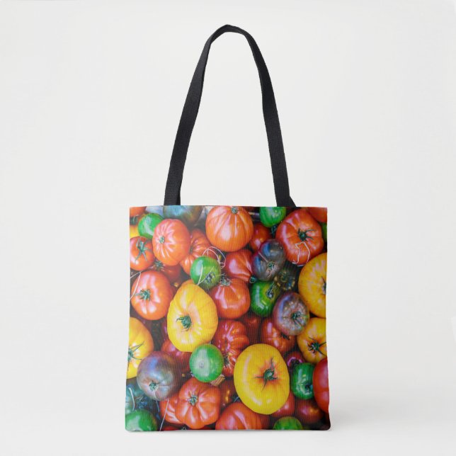 Tote Bag Farms | Colorful Tomato Harvest (Devant)