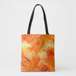Tote Bag Faux brosse numérique texture transparente. Colorf