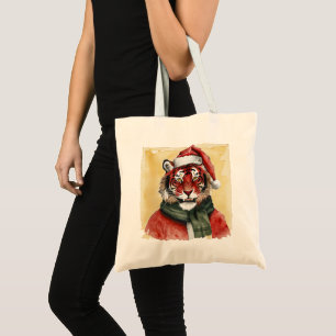 Tote Bag Favoris de Noël animal amusant - Tigre 1