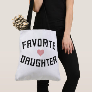 Tote Bag Favorite Fille Famille Réunion Dons Drôle