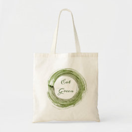 Tote Bag featuring Eat Green design Tragetasche